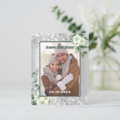 シルバーホワイトフローラ写真Save the Date 結婚's (スタンド正面)