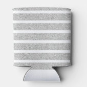 シルバーホワイト"ハローフォーティ"誕生日グリッター 缶クーラー (裏面)