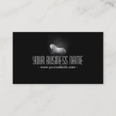シルバーホースウマ科のプロフェッショナルブラック 名刺 (正面)