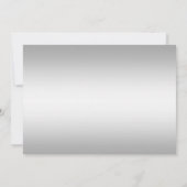 シルバーホースキャリッジプリンセススウィート16招待状 招待状 (裏面)