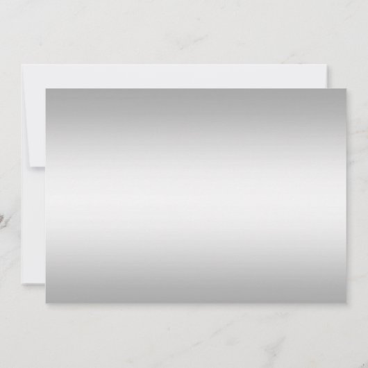 シルバーホースキャリッジプリンセススウィート16招待状 招待状 (裏面)