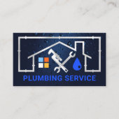 シルバーホームパイプフレーム漏れ 名刺 (正面)