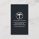 シルバーホームルーフ建物建築 名刺 (裏面)