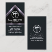 シルバーホームルーフ建物建築 名刺 (正面/裏面)