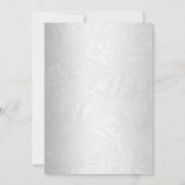 シルバーボウクロスバプテスマ/《キリスト教》洗礼式や命名式招待状 招待状 (裏面)