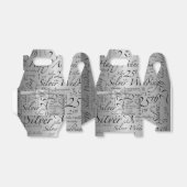 シルバーボウ25結婚周年 フェイバーボックス (折り畳みなし)