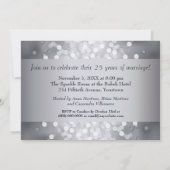 シルバーボケ 25周年パーティー招待状 招待状 (裏面)