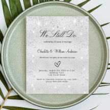 シルバーボークの更新結婚式招待状