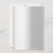 シルバーボーク結婚リニューアル60周年 招待状 (裏面)