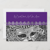 シルバーマスカレードガラ招待状 招待状 (裏面)