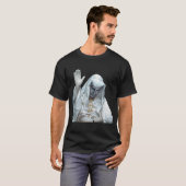 シルバーマスクのボールドウィン王ミーム | 十字軍の雰囲気 Tシャツ (正面フル)