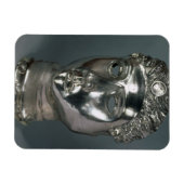 シルバーマスク,ローマ, 3世紀ADの前半(si) マグネット (横)