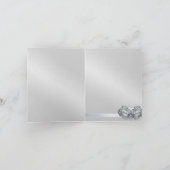 シルバーマスケレードパープル  サンクスカード サンキューカード (内部)