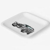 シルバーマッスルカー ペーパープレート (傾斜あり)