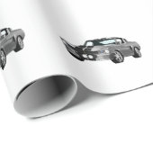 シルバーマッスルカー ラッピングペーパー (ロールコーナー)