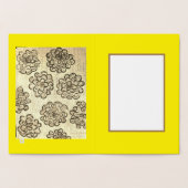 シルバーマリゴールド 箔カード (内部)