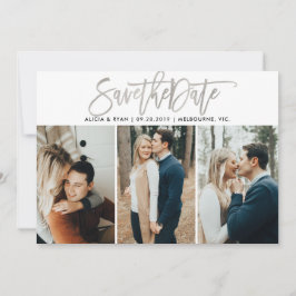 シルバーマルチフォトは日付を保存 セーブザデート