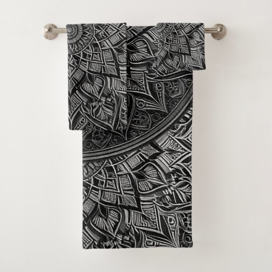 シルバーマンダラタオルセット バスタオルセット (インサイチュ)