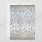 シルバーマンダラダイヤモンド ウェディングアニバーサリー 招待状 (裏面)