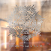 シルバーマンダラボヘミアンエレガント霊気ヨガスタジオ ウィンドウサイン (シート2)