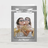 シルバーミセス&ミセス・レズビアンゲイウェディングレセプション 招待状 (正面)