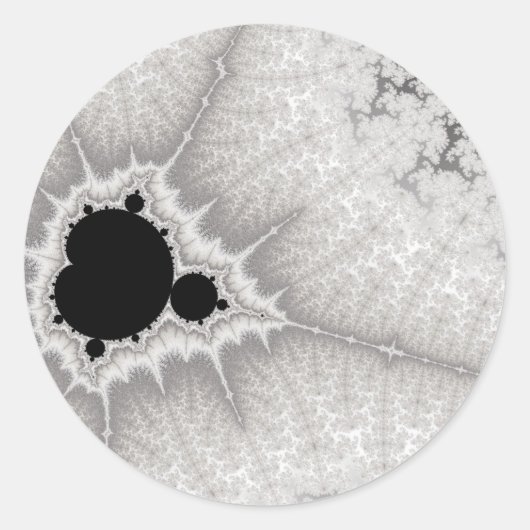 シルバーミニブラストステッカー ラウンドシール (正面)