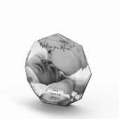 シルバーミニマル写真母の日 フォトブロック (右)