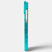 シルバーミュージックノート オッターボックス iPhoneケース Case-Mate iPhoneケース (裏面 / 左)