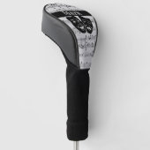 シルバーミュージック&シアターマスク ゴルフヘッドカバー (アングル)