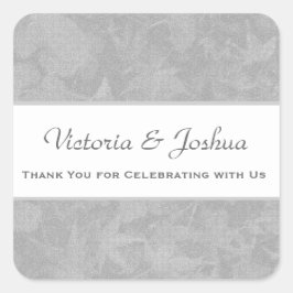 シルバーミュート葉のV23 スクエアシール