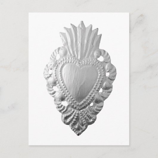 シルバーミラグロハート ポストカード (正面)