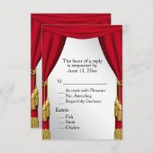 シルバームービーテーマのご案内 出欠カード (正面/裏面)