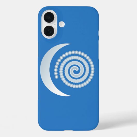 シルバームーンスパイラル Case-Mate iPhoneケース (裏面)