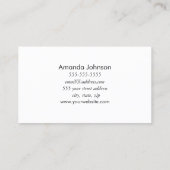 シルバームーンフェイズアストロロジーヨガホリスティックヒーラー 名刺 (裏面)