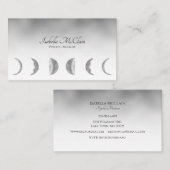 シルバームーンモダンサイキック媒体 名刺 (正面/裏面)