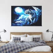 シルバームーン キャンバスプリント (インサイチュ (寝室))