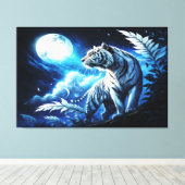 シルバームーン キャンバスプリント (インサイチュ (ウッドフロア))