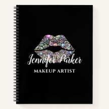 シルバーメイクアップアーティストロゴキス名