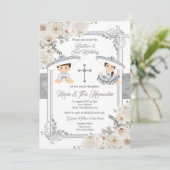 シルバーメキシカンバプテスマと誕生日フィエスタツイン 招待状 (スタンド正面)