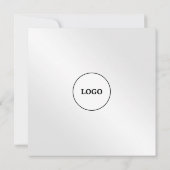 シルバーメタリックありがとう  サンキューカード (裏面)