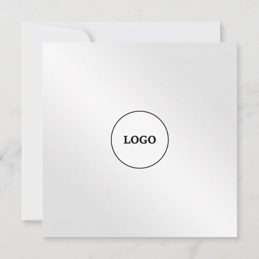 シルバーメタリックありがとう サンキューカード (裏面)