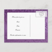 シルバーメタリックとパープルメタリック 案内ポストカード (裏面)