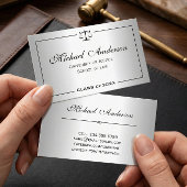 シルバーメタリックルックロースクール生 コーリングカード