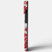 シルバーメタリックレッドリボンダマスクホリデー Case-Mate iPhoneケース (裏面 / 左)