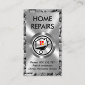 シルバーメタルワークズホーム修理 名刺 (正面)