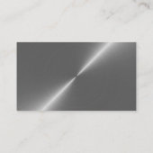 シルバーメタル効果 フリードリンクチケットカード エンクロージャーカード (裏面)