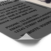 シルバーメタル効果、ポッドキャスター、ポッドキャスト ポスター (角)