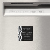 シルバーメタル日付磁石の保存 マグネット (インサイチュ (食洗機))