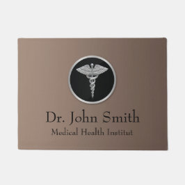 シルバーメディカルカドゥセウス – Doormat ドアマット