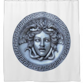 シルバーメドゥーサ シャワーカーテン (正面)